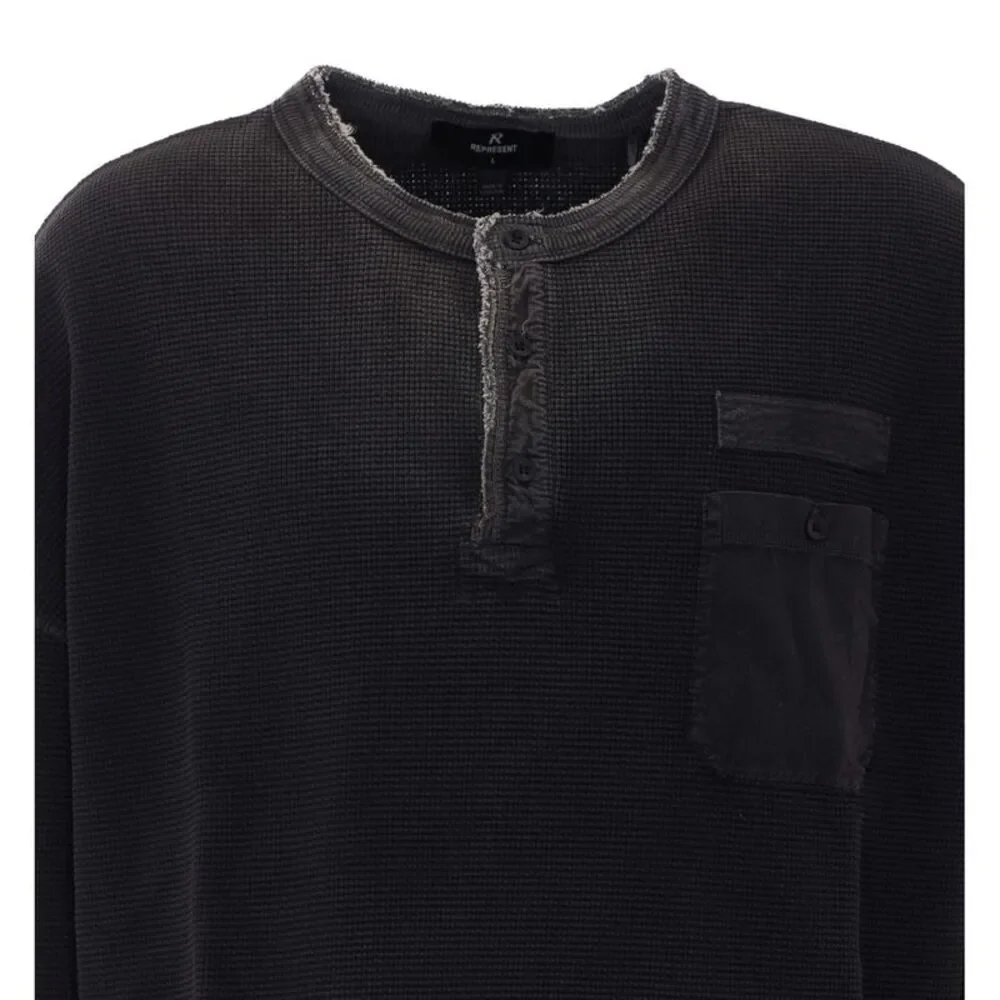 Represent Men Henley Sweatshirt